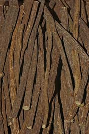 bâtons de réglisse entassé